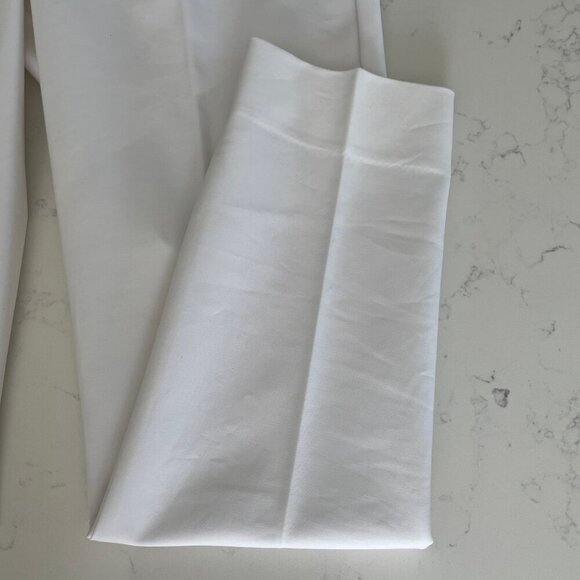 Talbots Hampshire Curvy Neutral 4 Pocket Cotton Rayon Pants White Sz 6 NWOT - Picture 4 of 12
